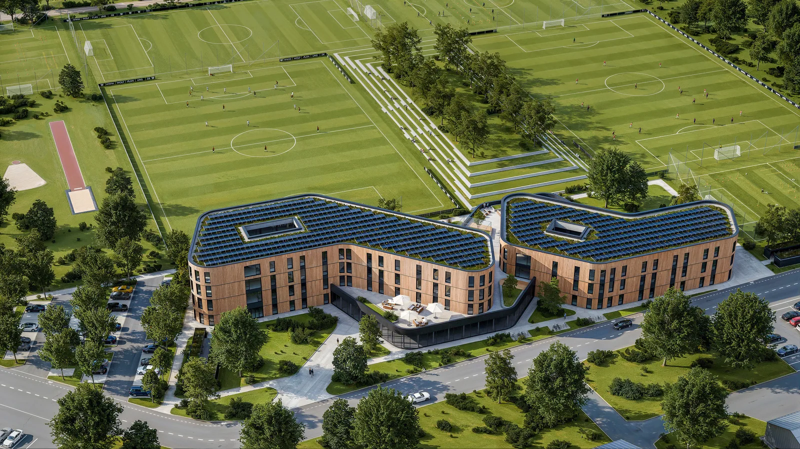 DFI Bad Aibling'in planlanan performans merkezi — proje görseli