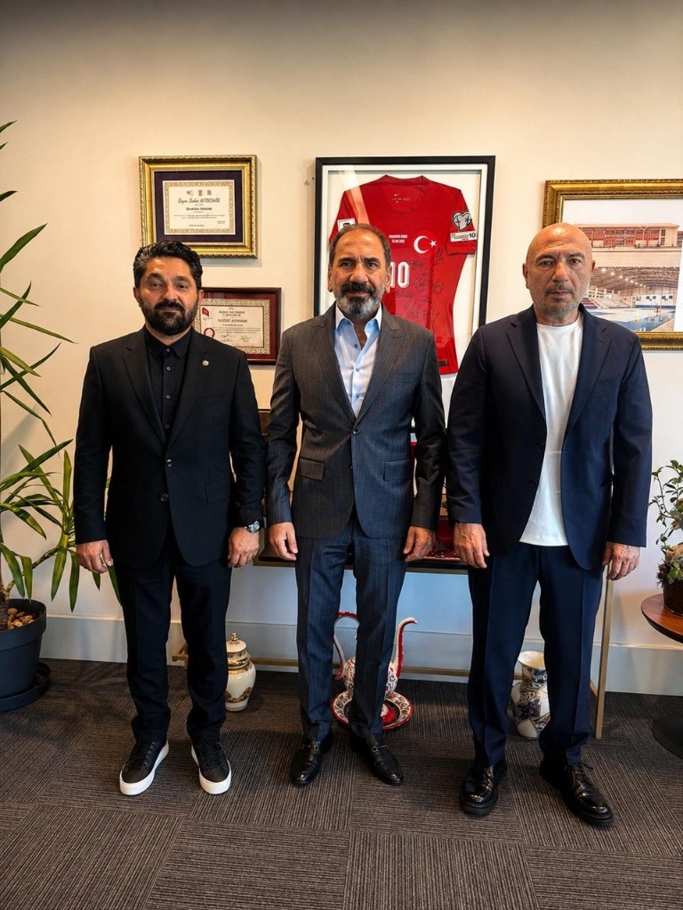 Başkan Sedat Aydemir & Onursal Başkan Hakan Bilal Kutlualp - TFF Ziyareti